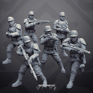 Authority guards (6) - SKULLFORGE | Legion compatible Imperial Assault 3D printed