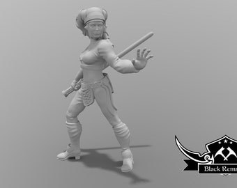 Aayla Secura - Mystical Star Corps warrior - BLACK REMNANT | Legion compatible - 3D printed