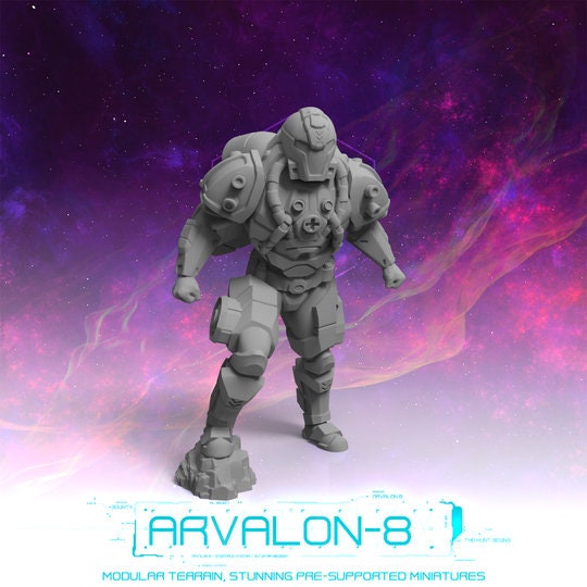 Bounty Hunter Doc McRoy - "Arvalon 8" | Sci-fi | Alien | Infinity | D&D | Pathfinder |  | AoS | Fantasy | 3D printed