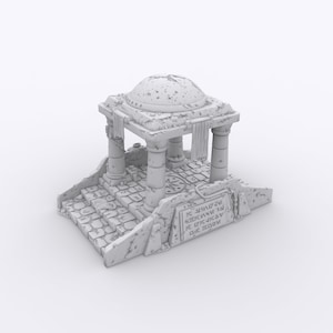 Kiosk - Legion compatible Terrain | 3d printed Scenery | Imperial Assault | Sci-fi | Rebels | Empire | Star Wars | Tatooine | Hoth | Endor