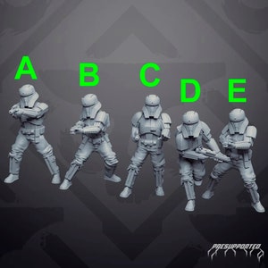 Soldados Motorizados de la Autoridad - Compatible con SKULLFORGE/Legión - Asalto Imperial - Impreso en 3D