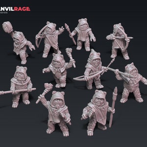 Guerilla bears - Anvilrage Studios | Legion compatible - 3D printed