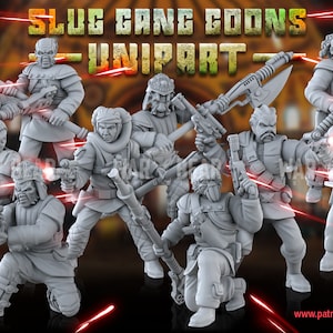 Slug Gang Goons (10) - War Bear Studios | Legion compatible - Imperial Assault - 3D printed