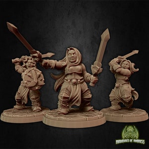 Dwarfs Soldiers #4 - Kickstarter &quot;Hold my Dwarf&quot; | D&D | Pathfinder |  | AoS | Fantasy | Dwarves | 3D printed