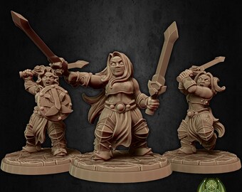 ドワーフの兵士 #4 - Kickstarter「私のドワーフを抱きしめて」 | D&D | パスファインダー | | AoS | ファンタジー | ドワーフ | 3Dプリント