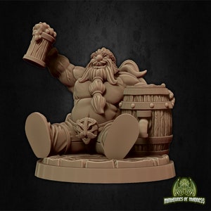 Hobur The Party-Boy - Kickstarter &quot;Hold my Dwarf&quot; | D&D | Pathfinder |  | AoS | Fantasy | Dwarves | 3D printed