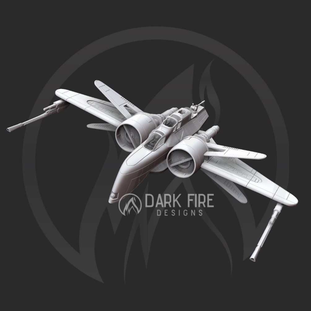 ARC-170 Starfighter (1) - DARK FIRE | Legion Compatible - 3D