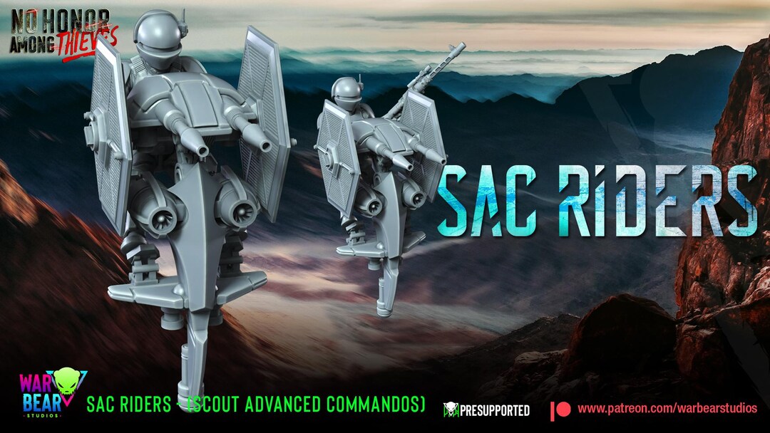 War Bear Riders Mod Scout Advanced Commandos RIDERS - War Bear Studios | Legion Compatible ...