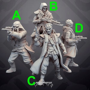 Räubische Piraten - SKULLFORGE | Legion kompatible Imperial Assault 3D gedruckt