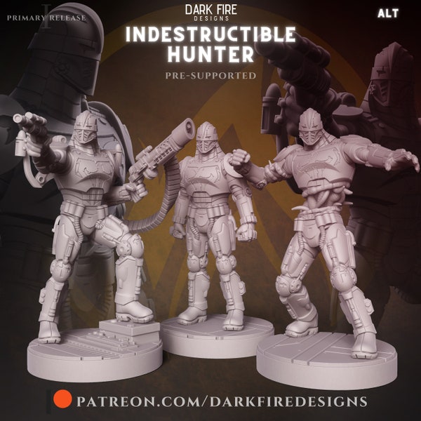 Indestructible Hunter - DARK FIRE | Legion compatible - 3D printed