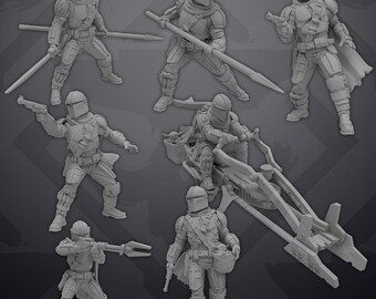 The Seasoned Hunter (7 to choose) - SKULLFORGE | Legion compatible - 3D printed