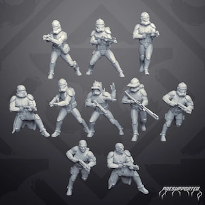Union troopers (10) - SKULLFORGE | Legion compatible - 3D printed