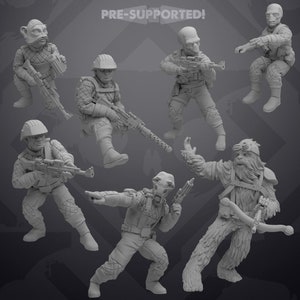 A-A5 crew - Insurgent Armored Transport crew - SKULLFORGE | Legion compatible - 3D printed