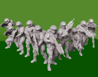 Marine Assaulters - DARK FIRE | 3D printed