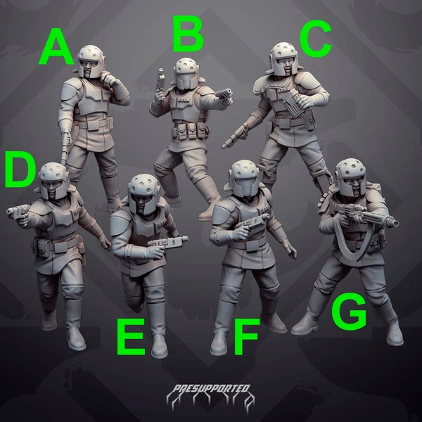 Authority Bureau Field Agents - SKULLFORGE | Legion compatible Imperial Assault 3D printed