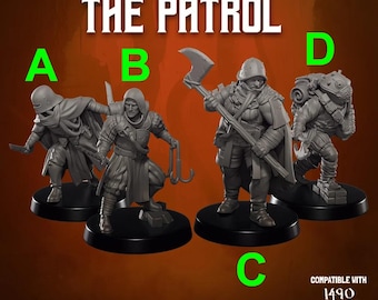 1490 Doom Company (3 set tra cui scegliere) - SKULLFORGE / Stampato in 3D