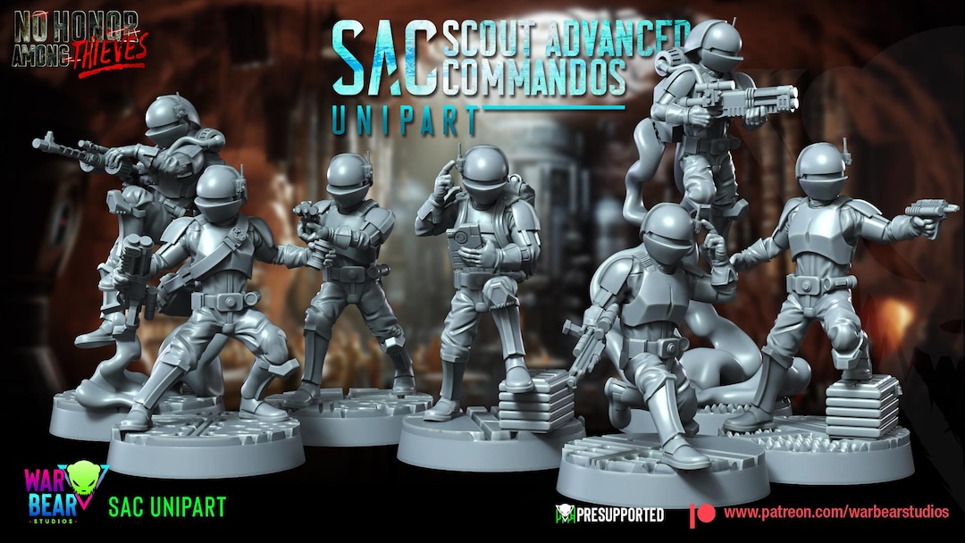 Scout Commandos Scout Advanced Commandos - War Bear Studios | Legion Compatible ...