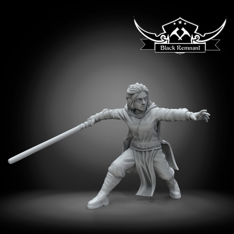 Nomi Sunrider - BLACK REMNANT | Legion compatible - 3D printed image 1