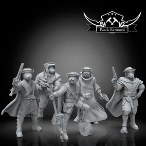 Ubese bounty hunters - BLACK REMNANT | Legion compatible - 3D printed