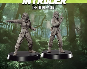 Intruder: Agente doble / Espionaje táctico - SKULLFORGE / Impreso en 3D