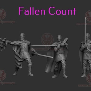 Fallen Count - ORDER66 | Legion compatible Imperial Assault - 3D printed