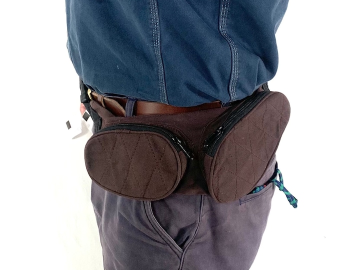 Quality Cotton Utility Belt, Travel Money Belt, Fanny Pack, Multi Pocket Bum Bag 5 colours SKU:2057