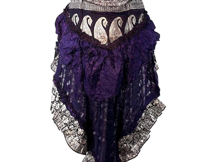 S. Sophia Corset Dress - Hi-Low tiered bustle skirt  (SKU:2000-8522)