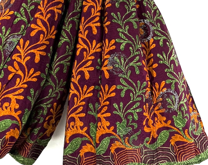 Estrella Short Leg Culottes - Summer Silk - Wide Leg Palazzo Pants (SKU:821-7403)