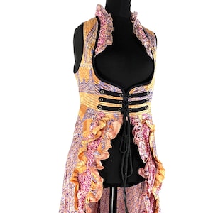 UK-XL Celeste Underbust Corset Dress - Steampunk - adjustable skirt (SKU:982-5457)