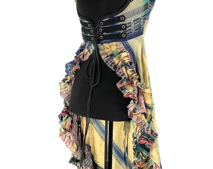 M Celeste Underbust Corset Dress - Steampunk - adjustable skirt (SKU:984-5443)