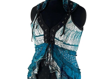 2XL Varuna Corset Dress - Silk Brocade (SKU:2002-8096)