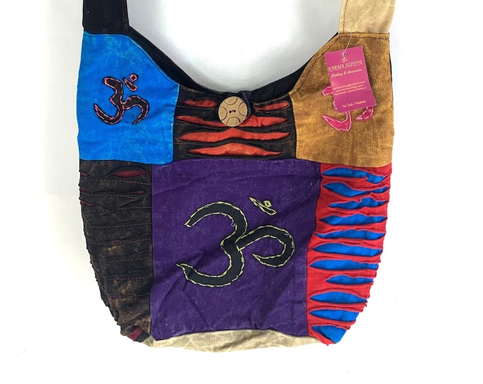 Hippy Button Bag - the classic cotton day bag