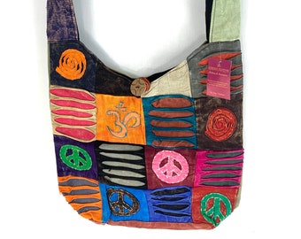 Hippy Button Bag - the classic cotton day bag
