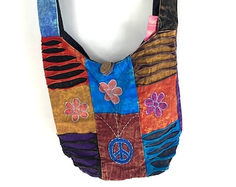 Hippy Button Bag - the classic cotton day bag