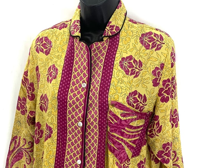 M. Luxury Pyjama Set with matching gift bag Quality Handmade Nightwear. Perfect Valentine Gift for your wife or girlfriend. SKU:726-3812