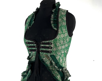 2XL Alaxi Bustier Dress - Corset Dress - Vintage Silk Brocade (SKU: 2115-8131)