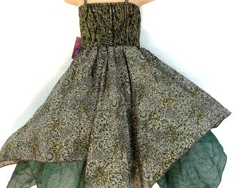 Girls Silk Fairy Dress; 2-6 years - Hard Wearing - Easy Clean (SKU:900-2486)