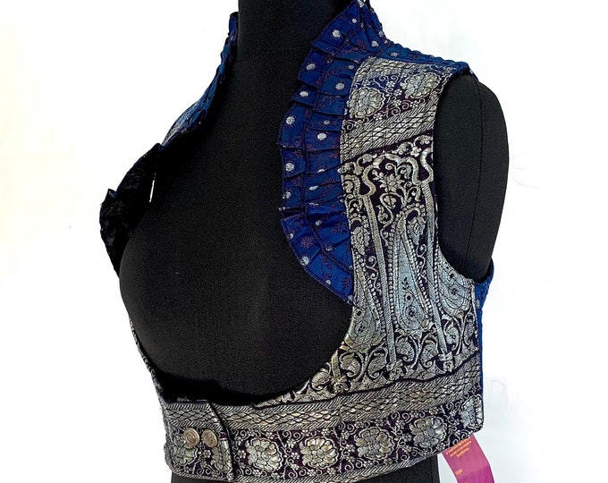 XL. Underbust Corset Top. Silk Bustier