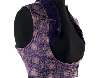 XL Underbust Corset Bustier Top Silk; Renaissance Bodice  SKU:444-8215
