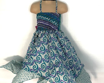 Girls Silk Fairy Dress; 2-6 years - Hard Wearing - Easy Clean (SKU:900-2468)