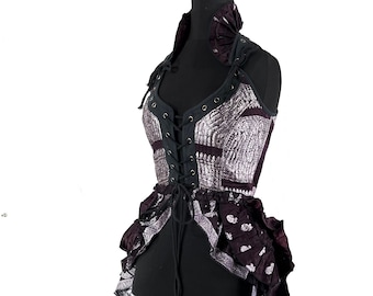 S Varuna Corset Dress - Silk Brocade (SKU:2002-7509)