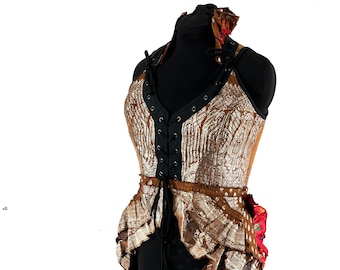 2XL Varuna Corset Dress - Silk Brocade (SKU:2002-7490)