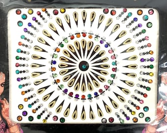 Deluxe Bindi Pack of Face Jewellery. Face Gem Glitter Festival Party, Indian Wedding