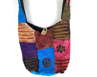 Hippy Button Bag - the classic cotton day bag