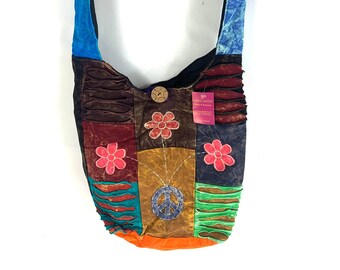 Hippy Button Bag - the classic cotton day bag