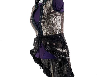 3XL Isabella Corset  Dress - Steampunk - Silk Brocade (SKU:2001-9584)