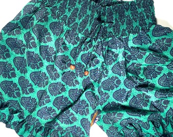 2XL. Soft Silk Venus Summer Shorts, (Dance Hot Pants) SKU:SS4-4296