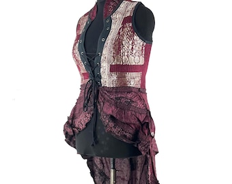 2XL Isabella Corset  Dress - Steampunk - Silk Brocade (SKU:2001-9594)