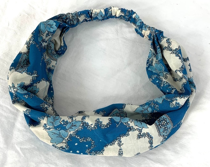 Silk Headband, neck-scarf, bandana, scrunchy. Face Mask