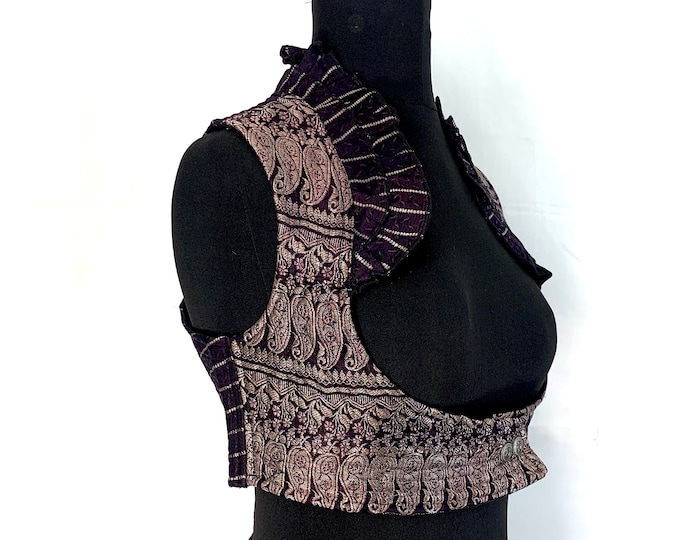 L. Underbust Corset Choli. Silk bustier